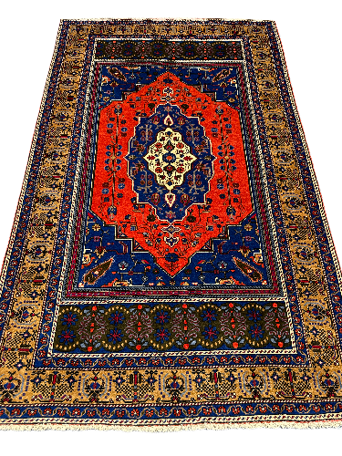 El Dokuma Sıfır Özel Taşpınar Halısı 198x330 Terra Salon Halısı